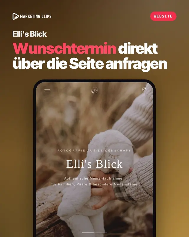 Elli's Blick: Website für Elli's Blick