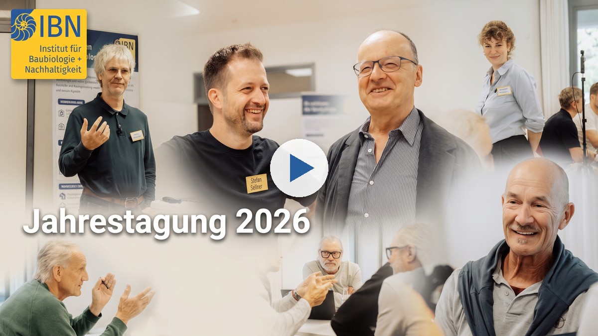 Aftermovie auf YouTube: Zwei Tage Baubiologie, das war die Jahrestagung 2026