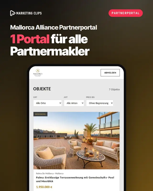Mallorca Alliance Partnerportal: Partnerportal für Mayer & Dau Immobilien